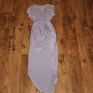 Charlotte Russe Purple High Low Wrap Dress